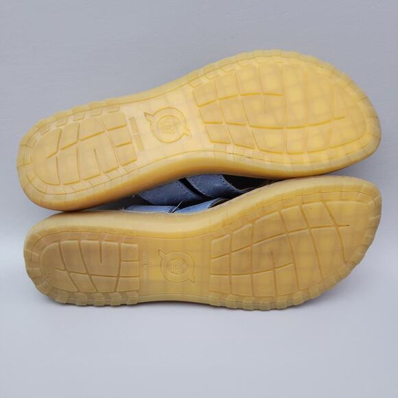 Born Nevis Thong Comfort Sandals Full Grain Blue Leather Slide Women’s Size 10 - Picture 11 of 11